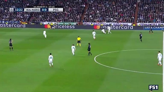 Real Madrid 0-1 Paris SG but Adrien Rabiot Goal HD - 14.02.2018