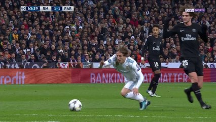 Ligue des Champions : La simulation de Modric qui coûte un carton jaune à Rabiot