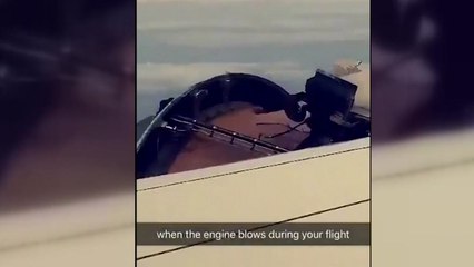 美 여객기, 엔진덮개 날아가...'공포의 비행' / YTN