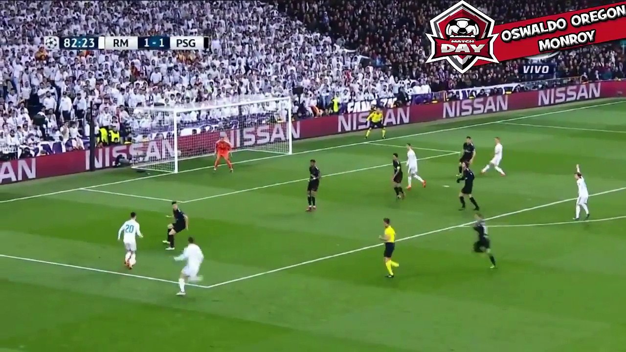 CRISTIANO RONALDO GOAL REAL MADRID VS PSG SECOND GOAL 2-1 2018