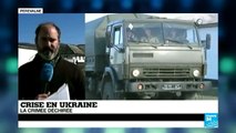 Crimée : une base navale ukrainienne encerclée par des troupes 