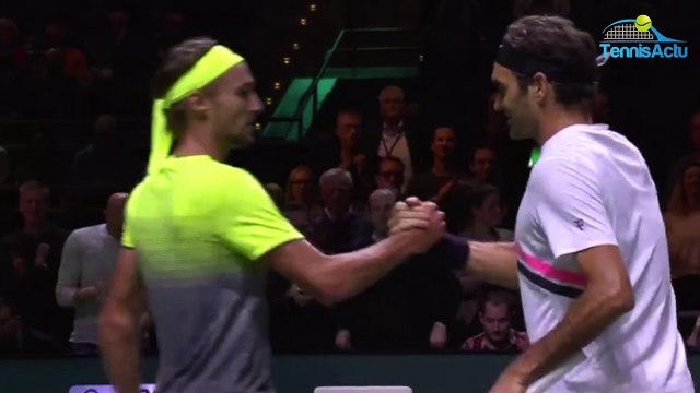 ATP - Rotterdam 2018 - Ruben Bemelmans : Je n'avais jamais joué Roger Federer, il sait tout faire, il fait ce qu'il veut