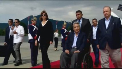Lenín Moreno llega a Colombia para asistir al Sexto Gabinete Binacional