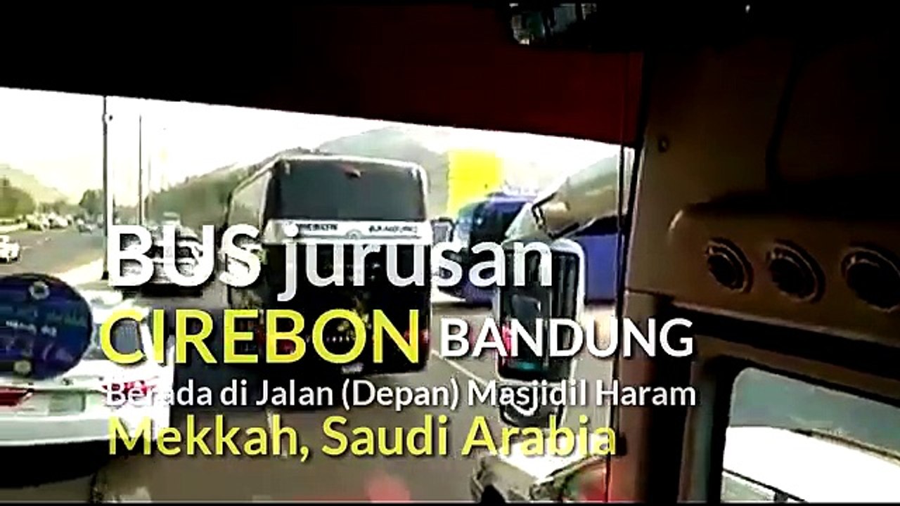 Bus Bandung Cirebon di Arab