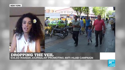 Dropping the veil: Exiled Iranian journalist promoting anti-hijab campaign