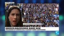 Greece: Thousands protest over Macedonia name