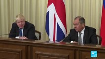 Russia: Boris Johnson clashes with Sergey Lavrov over elections meddling allegations