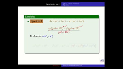Casos de factorización caso 1-parte2