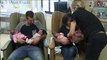 Couple Reunites Quadruplets Who Spent Months in NICU on Valentine`s Day