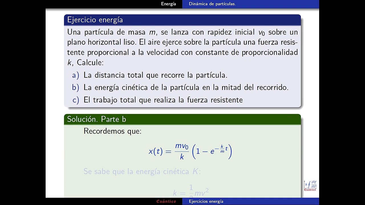 Trabajo y energia Ejercicio 3-parte b