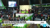 Kenyan opposition leader Odinga rejects 'sham' election
