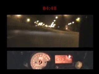 record du tour du peripherique en 9min57 gost rider