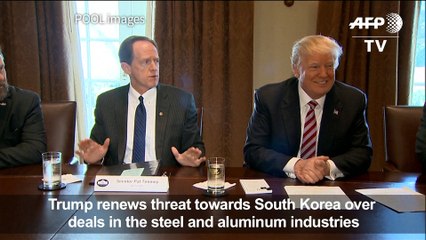 Trump renews trade threats against S.Korea