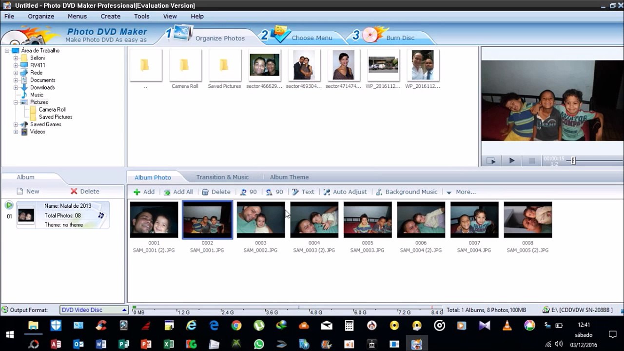 Tutorial Para Gravar Fotos em DVD