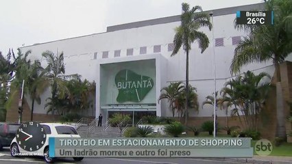 Bandido morre após tiroteio em estacionamento de shopping paulista