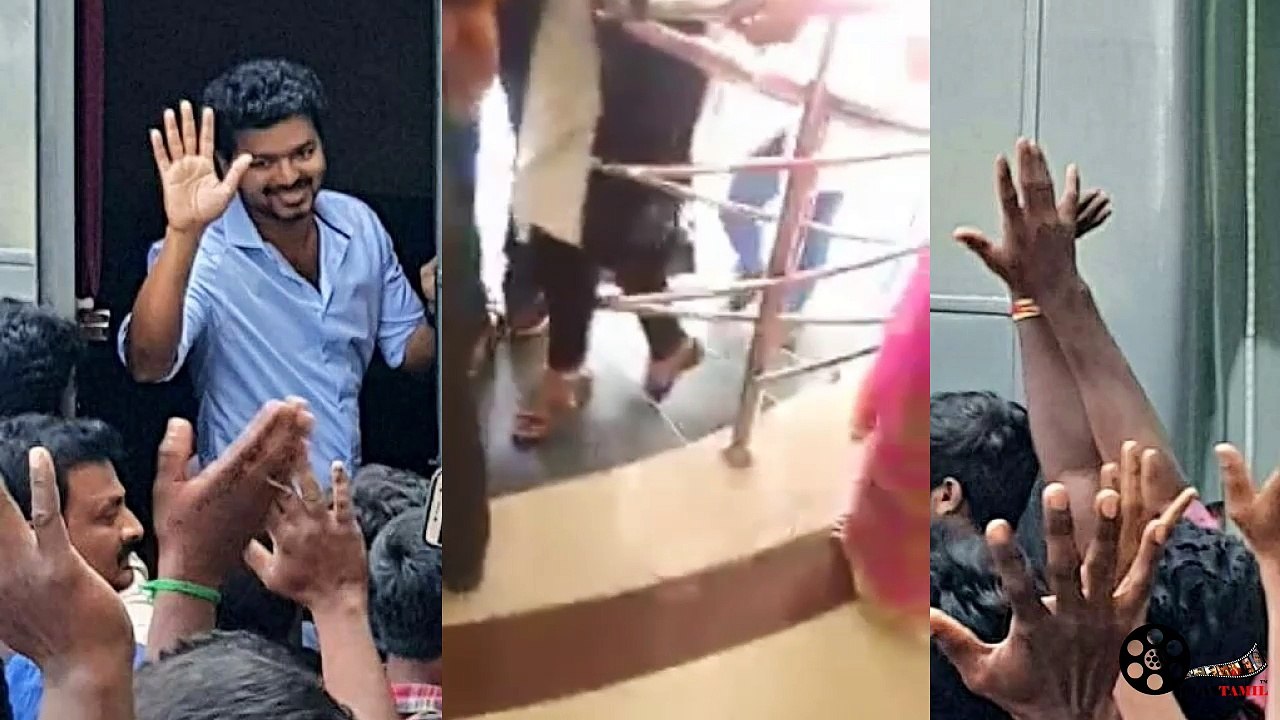 Thalapathy vijay  spotted in public during thalapathy62 shooting spot