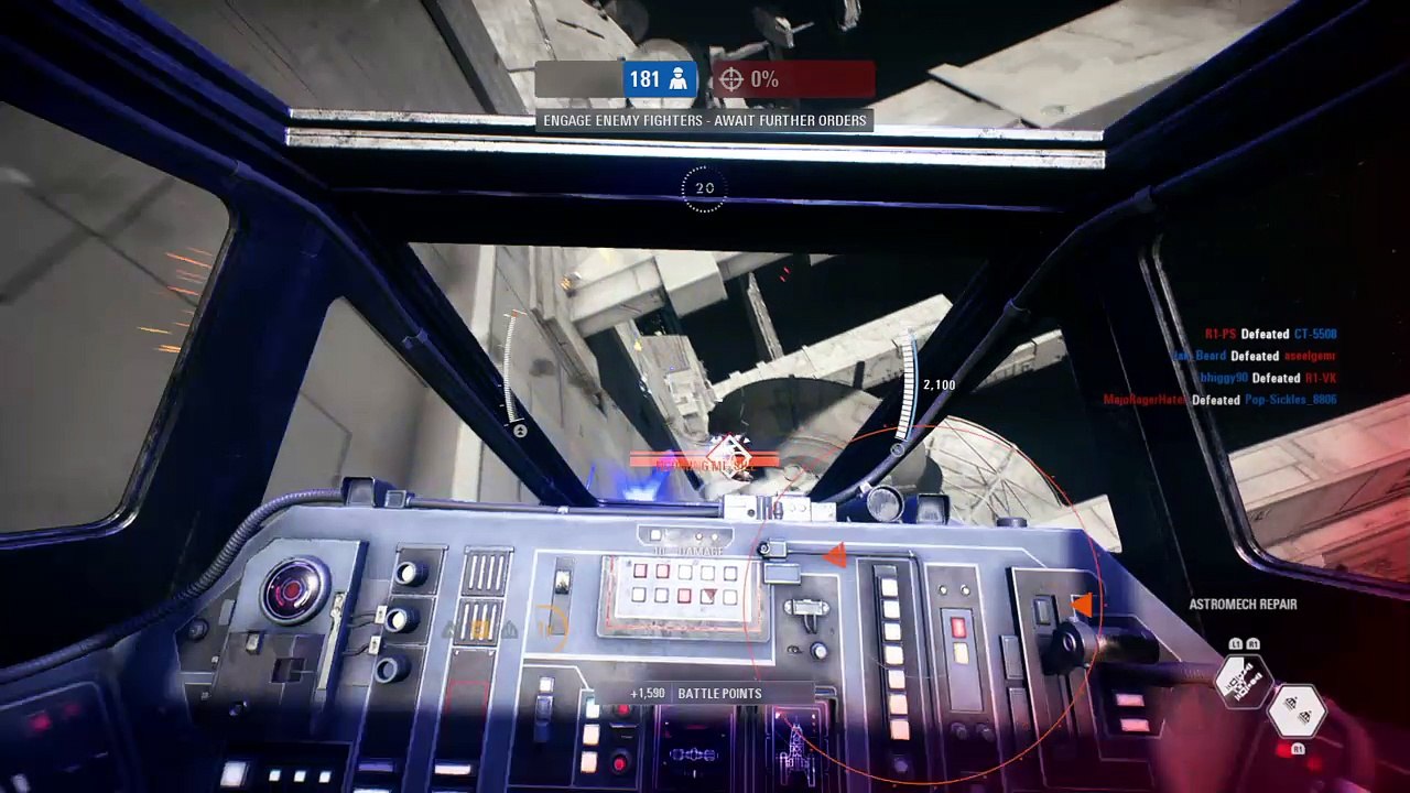 Non bomber ship out of the grid