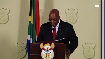 S.Africa's Zuma announces resignation 'with immediate effect'