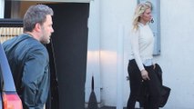 Going strong! Ben Affleck cuts casual figure on errand trip with girlfriend Lindsay Shookus in Los Angeles  after romantic date the previous night.