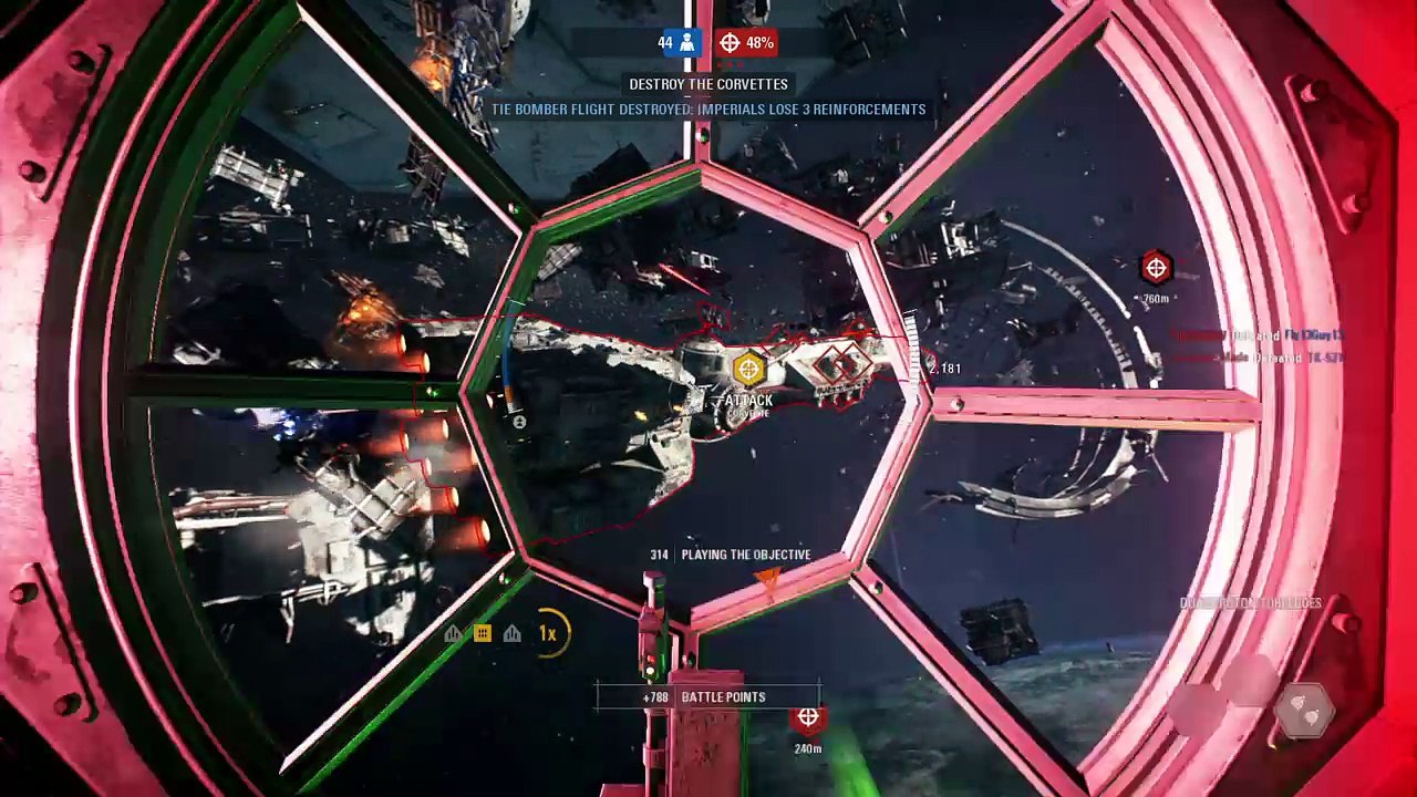 Death Star debris torpedo's lock isn't ok anymore, volume one