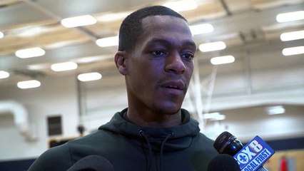 Pelicans-Lakers Shootaround: Rajon Rondo 2-14-18