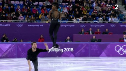 JO 2018 : Patinage artistique couple -Programme libre -5ème place pour Vanessa James et Morgan Cipres