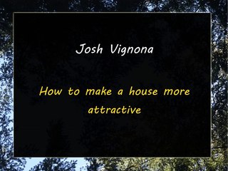 Josh Vignona - How to make a house more attractive