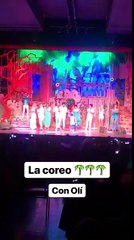 OLI bailando la coreo de La Isla Encantada - 10 de Febrero