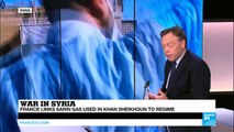 Syria: French intelligence says Syrian regime behind disputed chemical attack