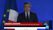 France Presidential Election: Defeated Fillon addresses his supporters, calls to support Macron