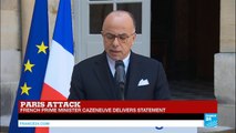 Paris Attack: French Prime Minister Cazeneuve delivers statement on Champs-Élysées shooting