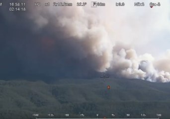 Blaze Burns Through Bushland at Wollemi National Park