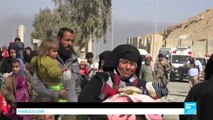 Iraq: Civilians flee Mosul battle