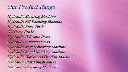 Angle Cutting Machine, Hydraulic NC press Brake