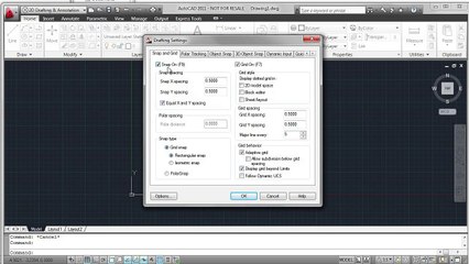 AutoCad Creating Objects Video 1