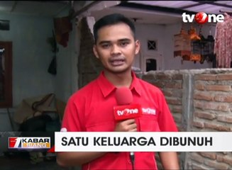 Olah TKP Pembunuhan Satu Keluarga di Tangerang