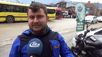 Yola dökülen mazot kazalara neden oldu