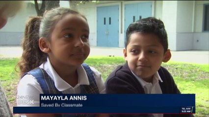 i24NEWS DESK | Boy Rescues classmate at Valentine's day party | Thursday, February 15th 2018