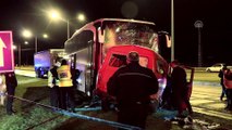 Yolcu otobüsü ile minibüs çarpıştı: 1 ölü, 4 yaralı - AMASYA