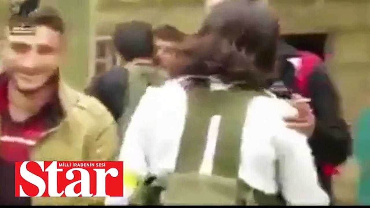 Terör örgütü PKK/PYD zulmünden kurtulan köylülerin duygulandıran sevinci