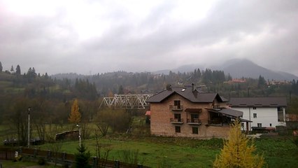 Карпаты. Поселок Славское.