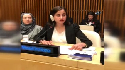 Suriyeli Ravda BM Zirvesinde Ortadoğu'daki Arap Kadınlar Adına Konuştu