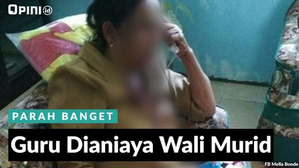 #1MENIT | Guru Dianiaya Wali Murid