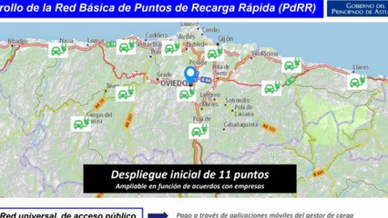Se crea la MRFME Asturias tendrá 11 nuevos puntos de recarga para vehículos eléctricos