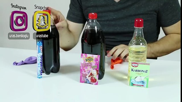 Mentos ve Sirkeyle Balon Şişirdim | Nasıl Yapılır | Pratik Bilgiler JR
