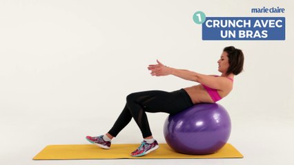 Comment faire des abdos avec un swiss ball ?