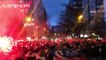 PSG fans hit the streets of Madrid ahead of Champions League match