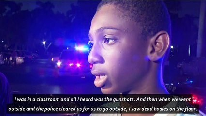 Shock and sadness as 17 people killed in Florida school
