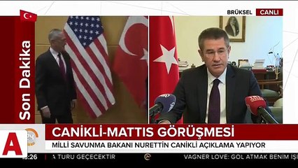 Bakan Canikli Mattıs ile görüşmesinin detaylarını açıkladı