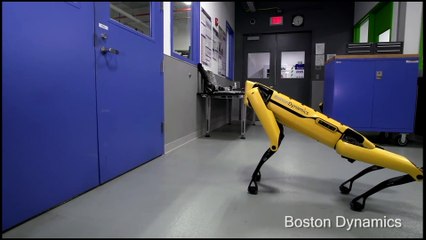 BostonDynamics 2018 : les robots ouvrent les portes tout seuls